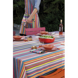 Coated tablecloth Salvador tableware basque linen 