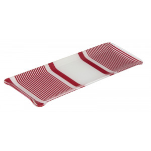 Acrylic tray Maïté Rouge- tableware basque linen 
