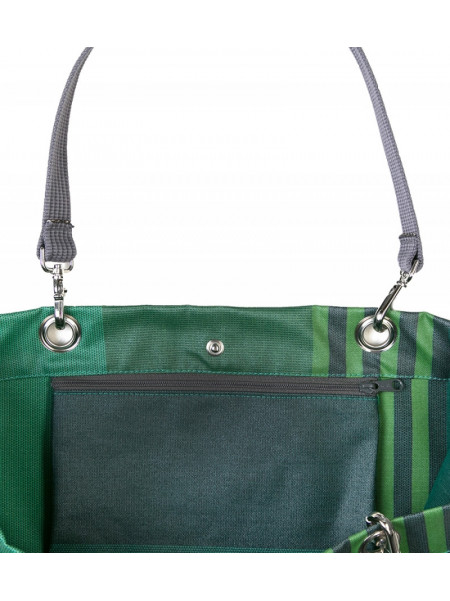 Perette Chiberta handbag, basque linen 