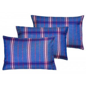 Cushion cover with zipper Félix Bleu basque household linen 