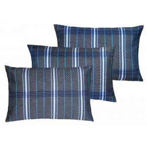 Cushion cover with zipper Félix Noir basque household linen 