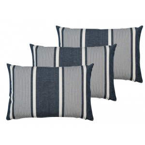 Cushion cover with zipper Yvonne Denim basque household linen 