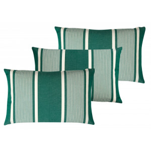 Cushion cover with zipper Yvonne Vert basque household linen 